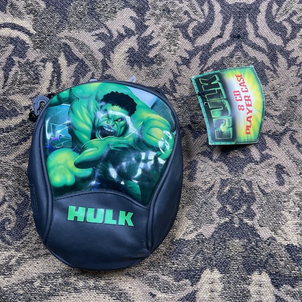 Marvel The Hulk Movie 2003 Crossbody Shoulder Bag CD Walkman Case New With Tags